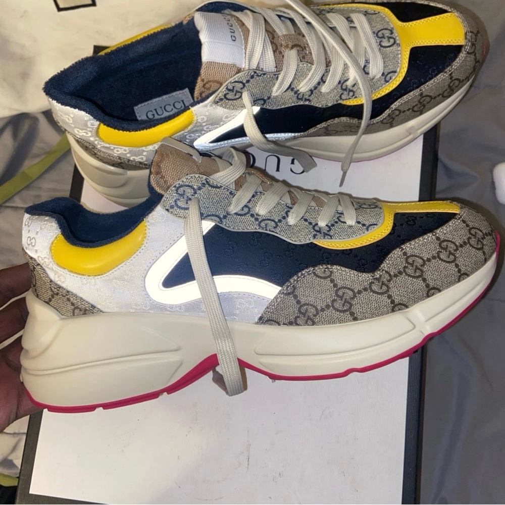 Gucci Rython Sneakers size 46 - Picture 2 of 4